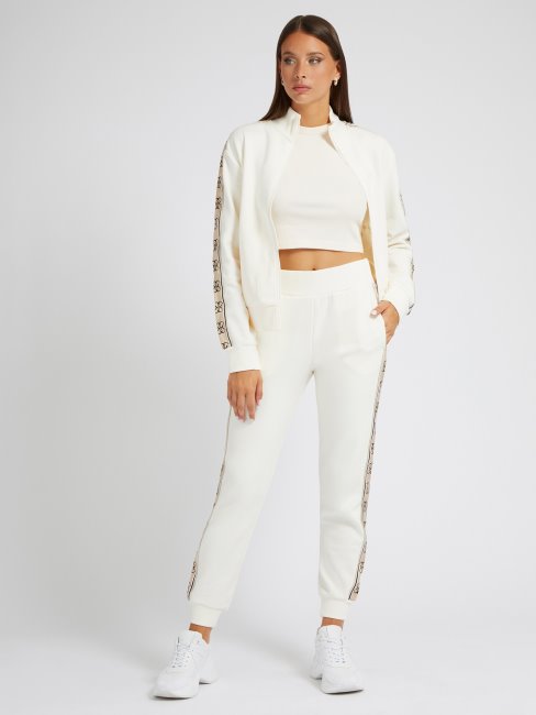 Sweat à Bande Logo Guess Blanc