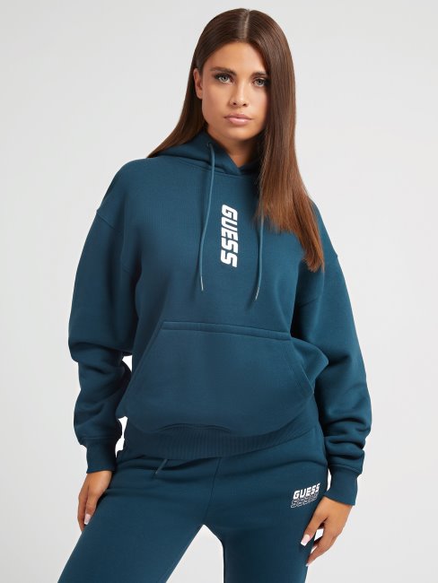 Sweat Bleu Avec Logo Sur Le Devant