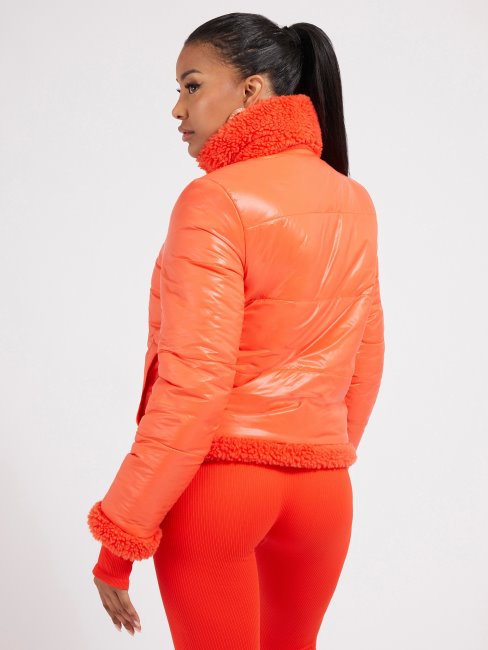 Doudoune Orange Guess Réversible