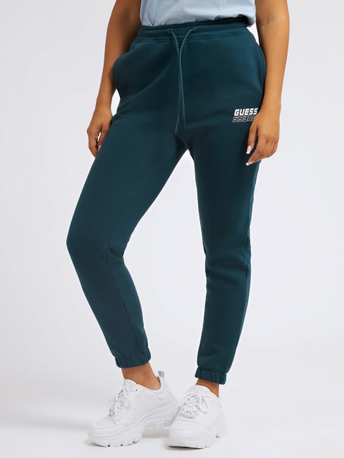 Guess Side Logo Jogger Pantalon Bleu