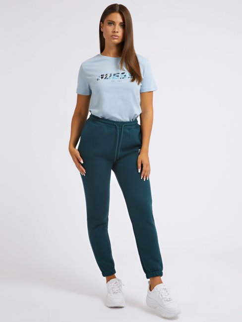 Guess Side Logo Jogger Pantalon Bleu