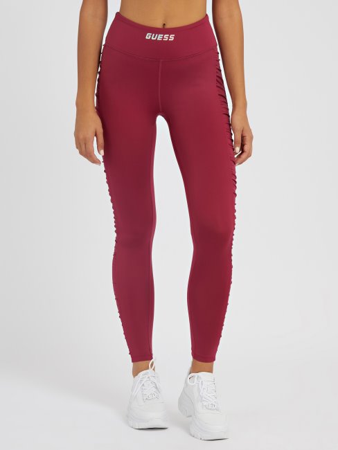 Legging Détails Drapés Violet Guess