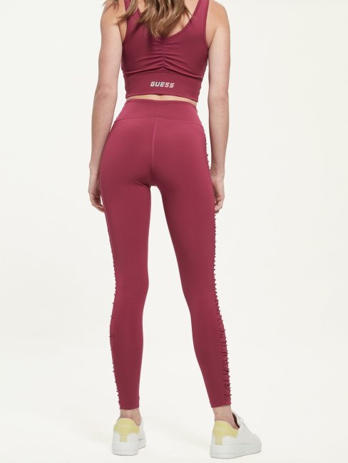 Legging Détails Drapés Violet Guess