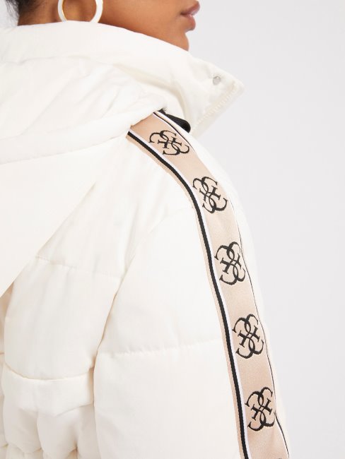 Doudoune Imperméable Blanche Guess