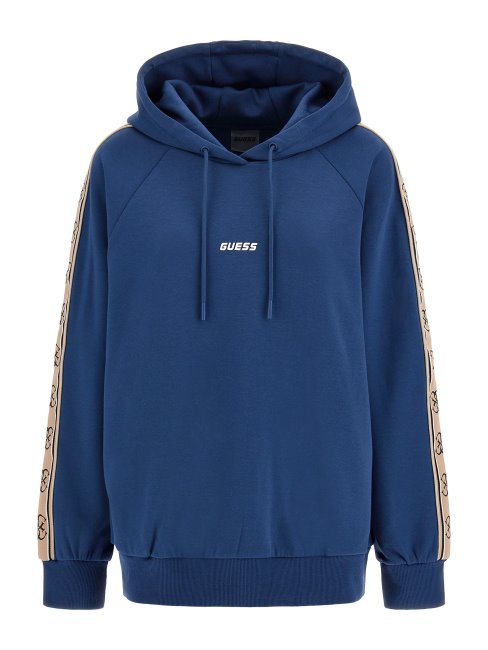 Sweat Bleu Bande Logo Guess