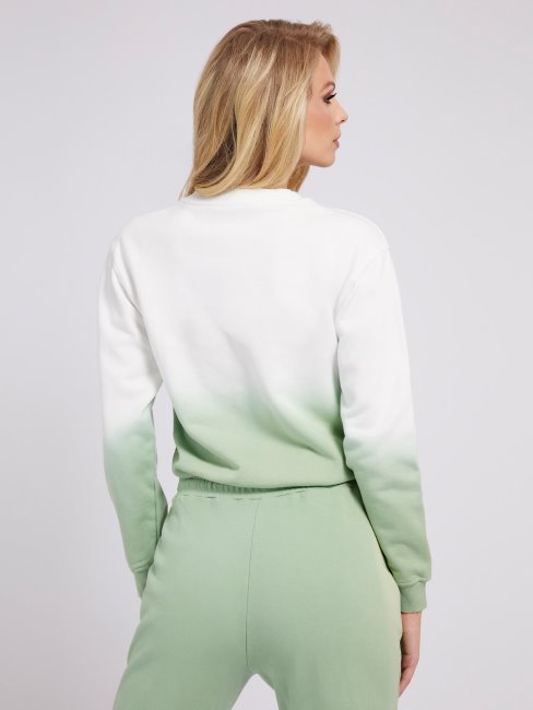 Guess Sweat Dégradé Multicolore Vert
