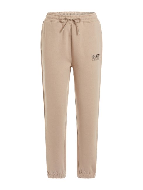 Pantalon De Jogging à Logo Sur Le Côté Beige Guess