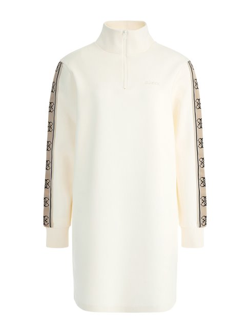 Robe Blanche à Logo Sur Le Côté