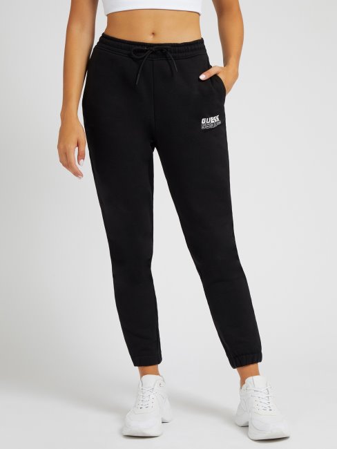 Pantalon De Jogging à Logo Sur Le Côté Noir Guess