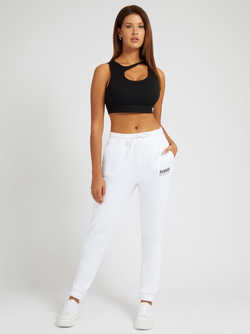 Pantalon De Jogging à Logo Sur Le Côté Blanc Guess