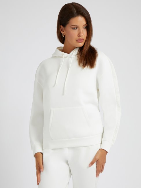 Sweat à Capuche Guess Blanc