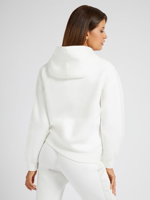 Sweat à Capuche Guess Blanc