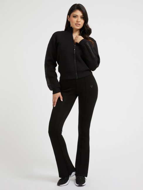 Sweat Zippé Devant Guess Noir
