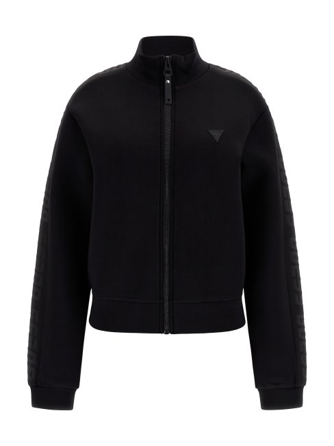 Sweat Zippé Devant Guess Noir
