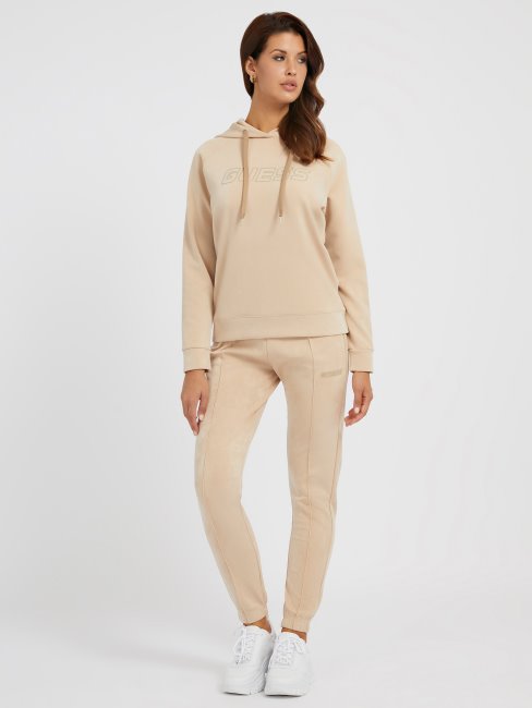 Guess Sweat En Suédine Beige