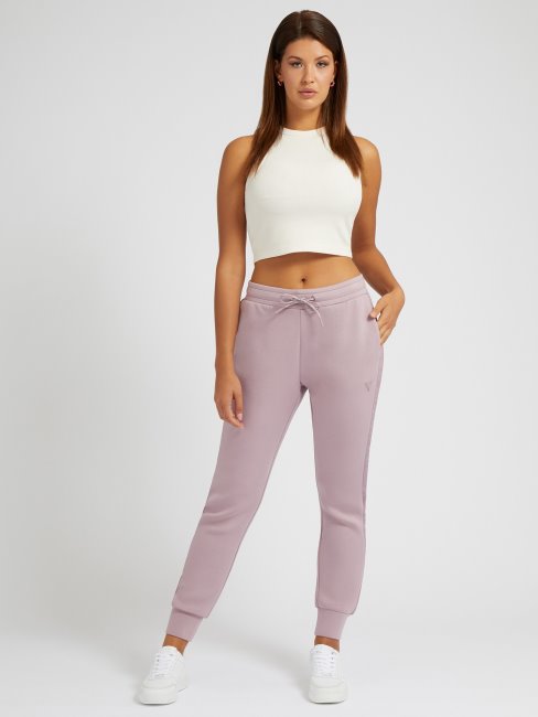 Guess Side Logo Débardeur Blanc