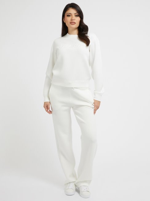 Pantalon De Plongée Avec Logo Sur Le Côté Guess Blanc