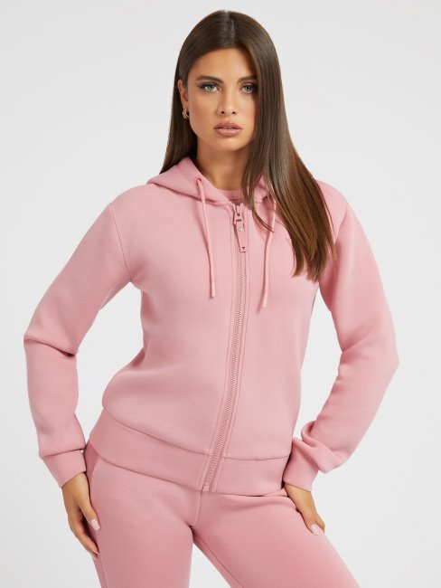 Sweat Plongeant Triangle Dos Logo Guess Rose