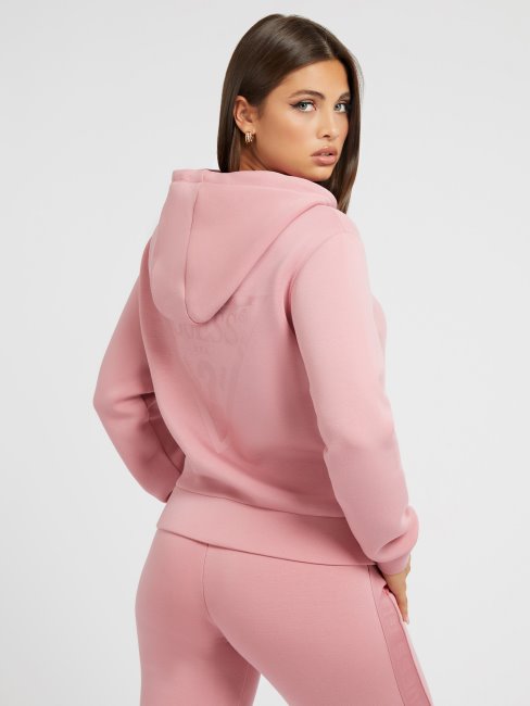 Sweat Plongeant Triangle Dos Logo Guess Rose