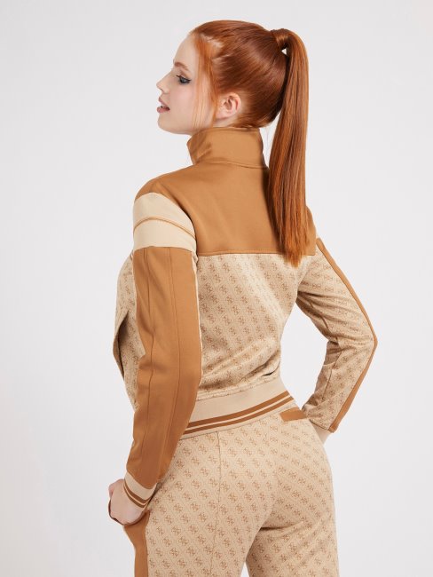 Sweat Logo Guess Beige