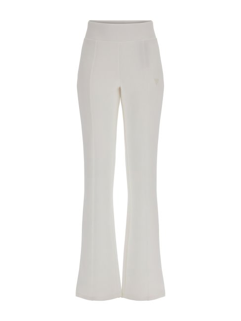 Pantalon évasé En Scuba Blanc Guess