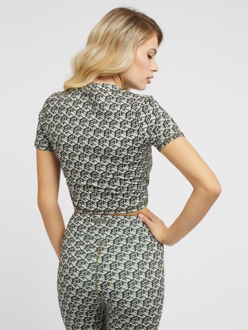 All Over G Cube Logo Haut Actif Deviner Vert