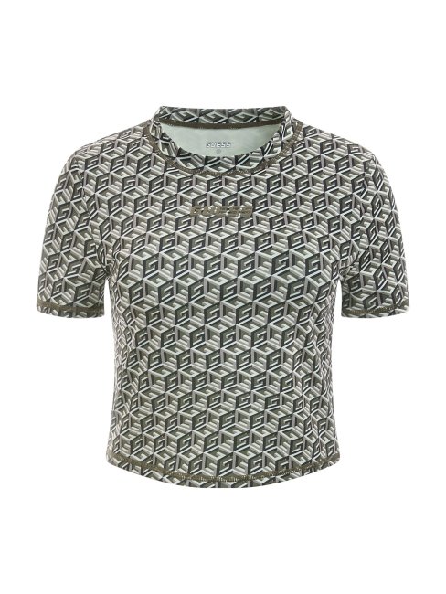 All Over G Cube Logo Haut Actif Deviner Vert