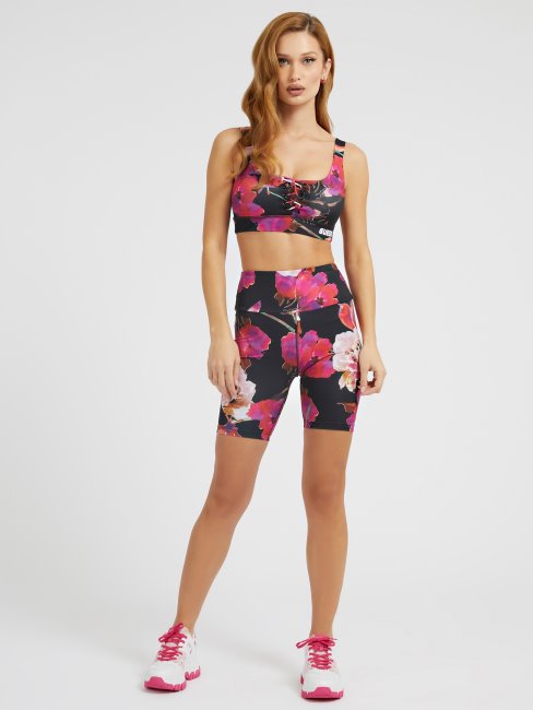 Motard Imprimé Fleuri All Over Guess Multi Rose