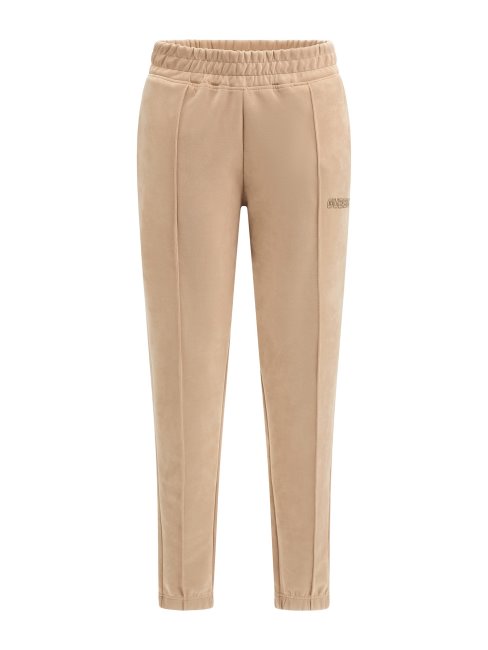 Guess Pantalon De Jogging En Suédine Beige