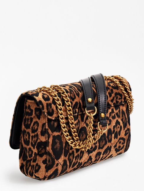 Animalier Sac à Bandoulière Cessily à Imprimé Animalier Guess