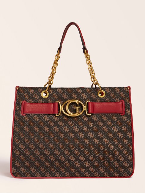 Rouge Foncé Aileen 4g Logo Shopper Guess