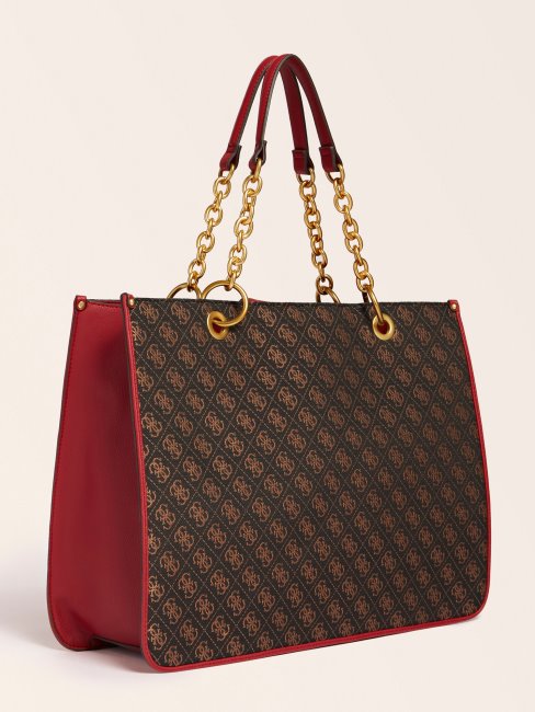 Rouge Foncé Aileen 4g Logo Shopper Guess