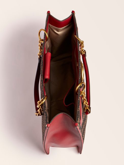 Rouge Foncé Aileen 4g Logo Shopper Guess