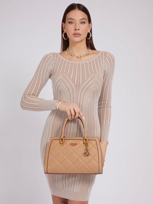 Sac à Main Guess Beige Matelassé Abey