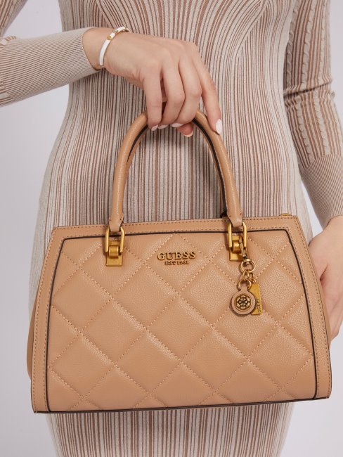 Sac à Main Guess Beige Matelassé Abey