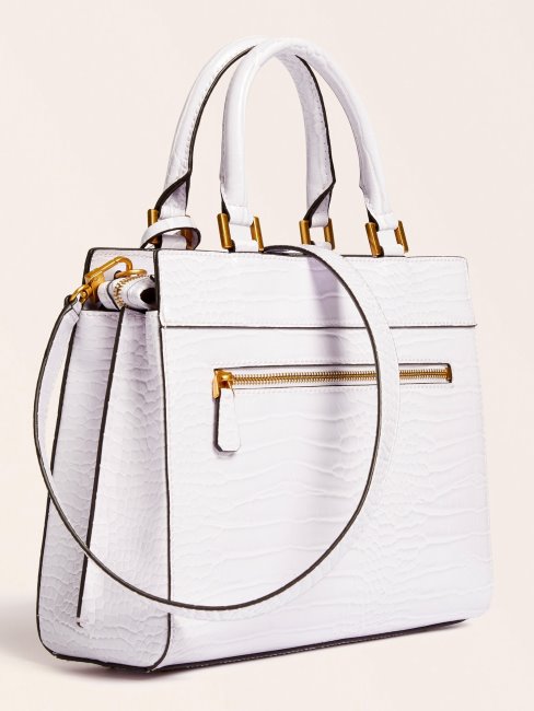 Sac à Main Imprimé Croco Katey Guess Lilas