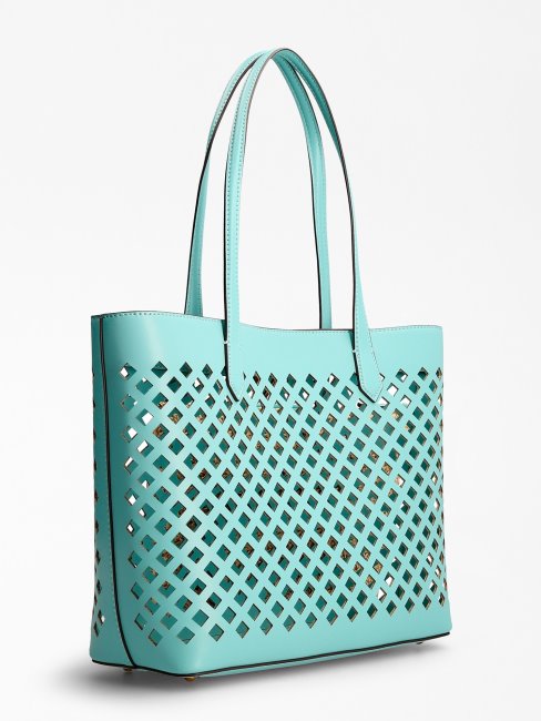 Bleu Clair Aqua Shopper Guess