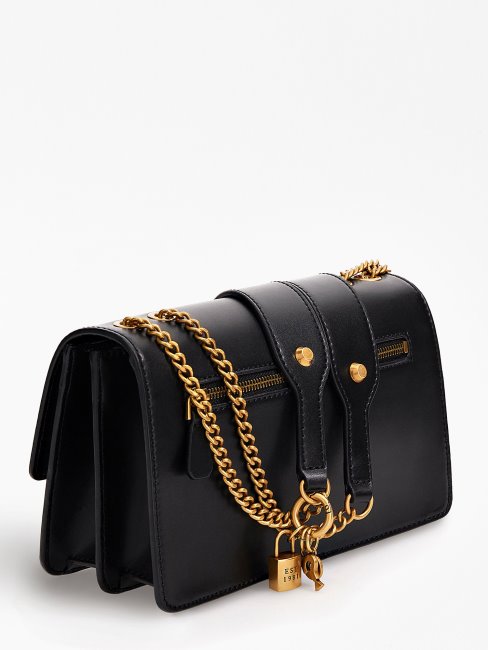 Guess Amantea Mini Sac à Bandoulière Noir