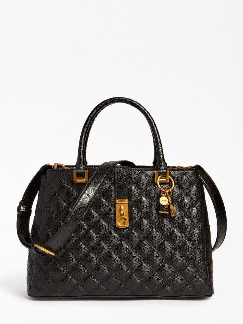 Sac à Main Gaia 4g Logo Noir Guess