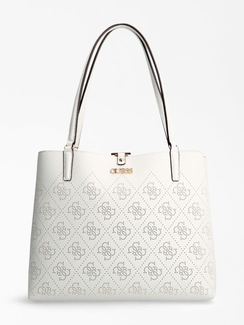 Amara 4g Logo Sac à Bandoulière Guess Blanc