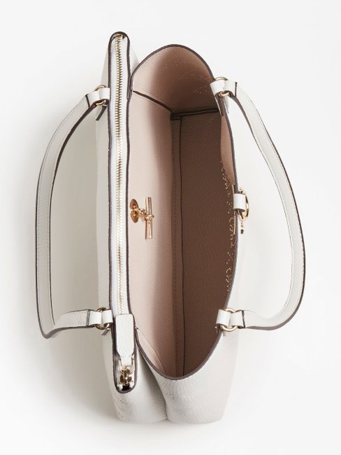 Amara 4g Logo Sac à Bandoulière Guess Blanc