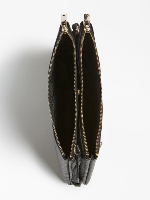 Sac à Bandoulière Guess Gris Multi Naya 4g Logo