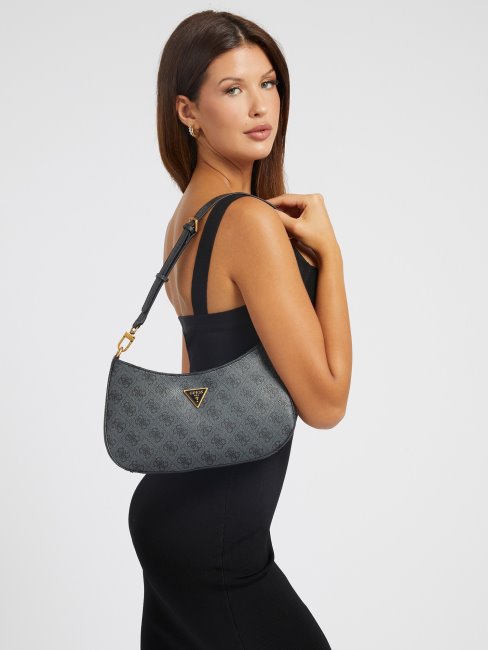Sac Porté épaule Logo Alexie 4g Gris Guess