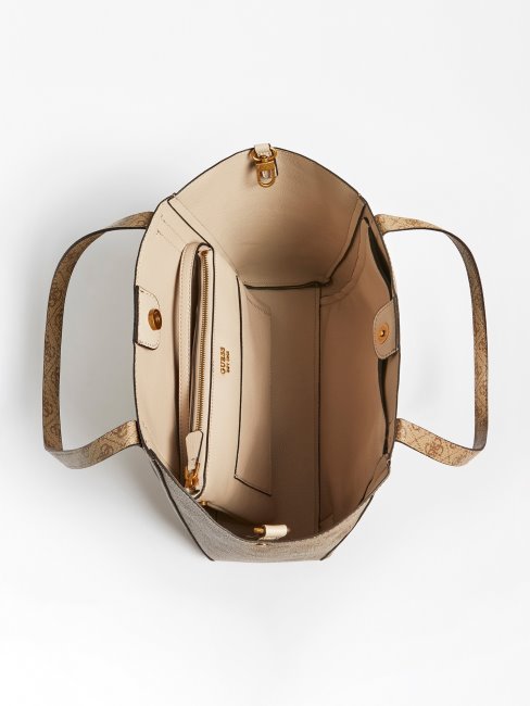 Logo Guess Naya 4g Marron Sur Tout Le Shopping