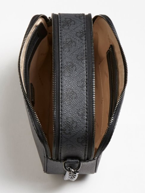 Guess Mini Sac à Bandoulière Multi Noelle Gris