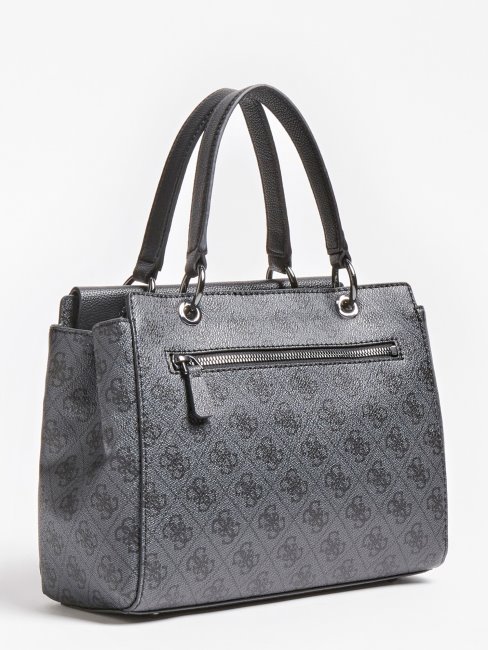 Mini Sac à Main Gris Guess Valy 4g Logo