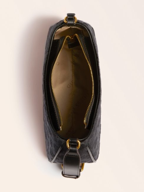 Sac Bandoulière Guess En Velours Kimi Noir