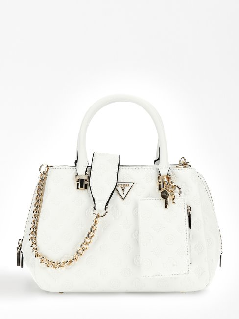 Sac à Main Guess Blanc à Logo Estampé La Femme
