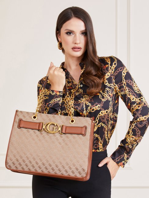 Marron Aileen 4g Logo Shopper Deviner