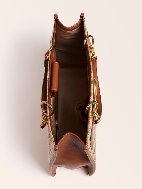 Marron Aileen 4g Logo Shopper Deviner